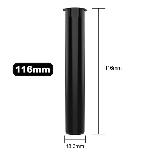 116mm tube for cannabis packaging