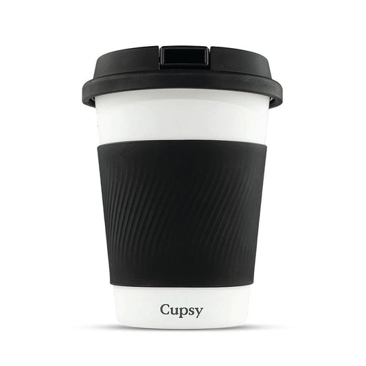 Puffco Cupsy Coffee Cup Water Pipe - 5" / Black