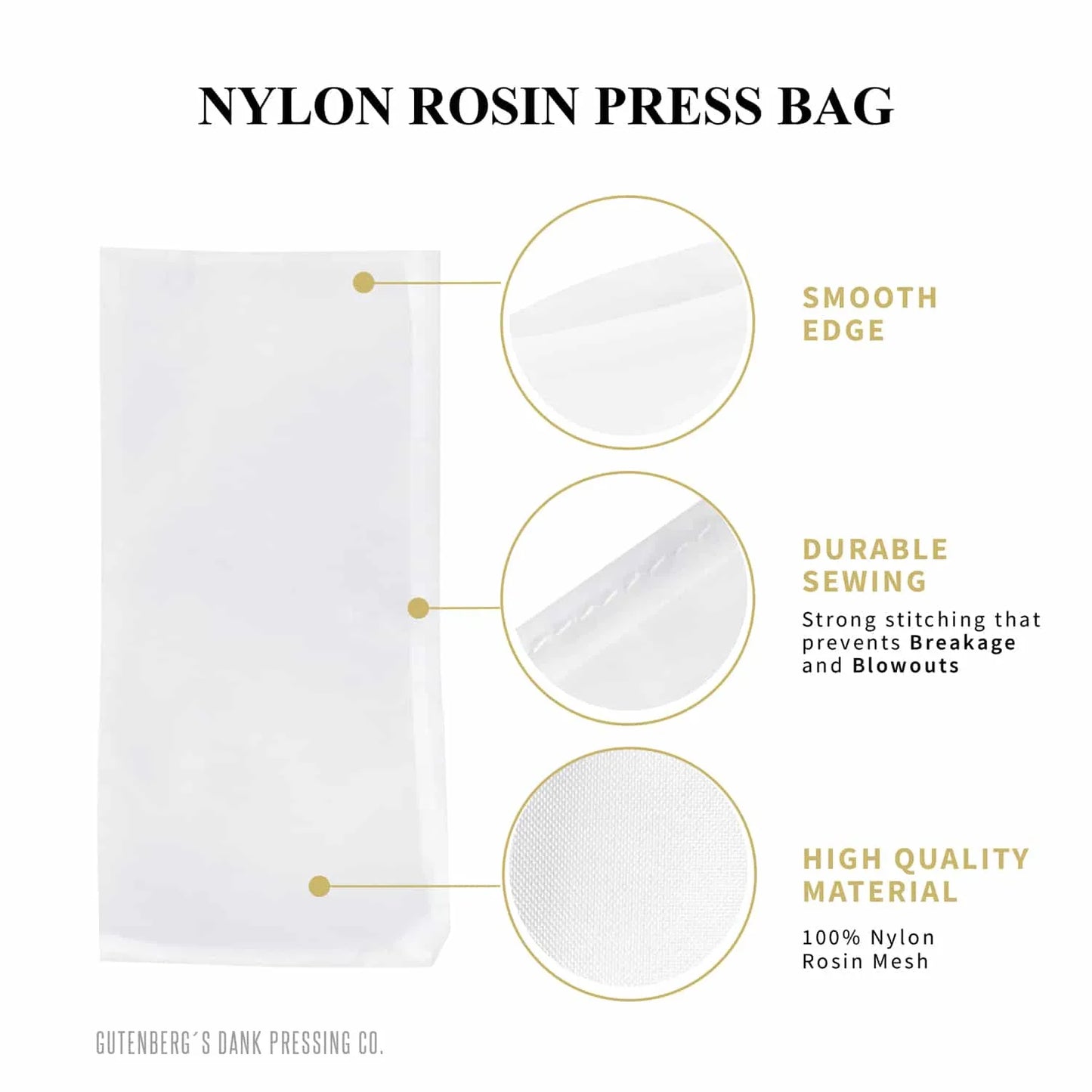 Rosin Press Bags